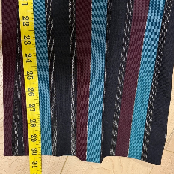 Scotch & Soda Violet Glitter Striped Flare Pants, sz 32x30 - Picture 15 of 16